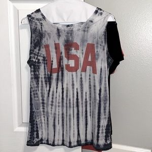 USA tank top. Perfect for 4th of July!!! ❤️🤍💙